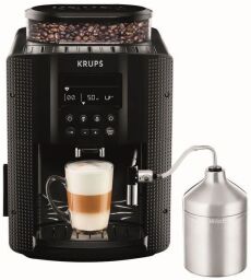 Кофемашина Krups Essential, 1.7л, зерно, автомат.капуч, черный (EA816031) от производителя Krups