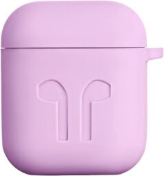 Чохол 2Е для Apple AirPods, Pure Color Silicone Imprint (1.5mm), Lavender