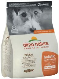 Сухий корм для дорослих собак маленьких порід Almo Nature (Альмо Натюр) Holistic зі свіжим лососем 2 кг (DT715) від виробника Almo Nature