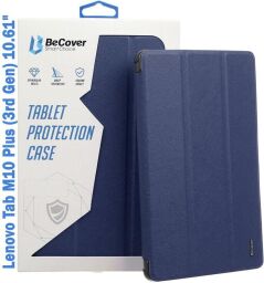 Чехол-книга BeCover Soft Edge для Lenovo Tab M10 TB-125F (3rd Gen)/K10 Pro TB-226 10.61" Deep Blue (708367) от производителя BeCover