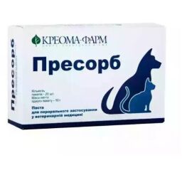 Адсорбент Креома-Фарм Пресорб для собак та котів 20 пакетиків по 10 г