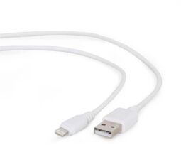 Кабель Cablexpert USB - Lightning (M/M), белый, 2 м (CC-USB2-AMLM-2M-W) от производителя Cablexpert