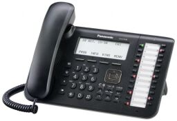 Системний телефон Panasonic KX-DT546RU Black (цифровий) для АТС Panasonic