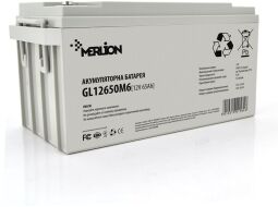 Акумуляторна батарея Merlion 12V 65AH (G12650M6/01584) GEL від виробника Merlion