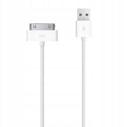 Кабель USB - Apple 30-pin (M/M), iPhone 4/4s, 1 м, White (2000985543033) від виробника Apple