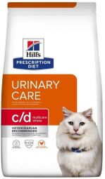Корм Hill's Prescription Diet Feline C/D Urinary Stress Chicken лечебный сухой для кошек с заболеваниями мочевыводящих путей 1.5 кг (052742284200) от производителя Hill's