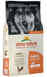 Сухий корм для дорослих собак великих порід Almo Nature (Альмо Натюр) Holistic зі свіжою куркою 12 кг (DT764) від виробника Almo Nature