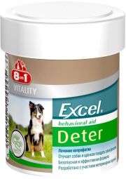 Вітаміни 8in1 Excel Deter для корекції поведінки собак 100 табл (4048422124245) від виробника 8in1