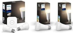 Набір Philips Hue (Bridge, лампа E27 White 2шт, лампа E27 15.5W White 2шт) (BRIDGE+E27W2P+E27W15W2P) від виробника Philips