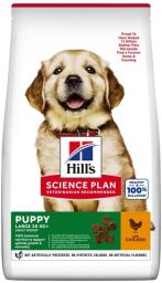 Сухой корм Hill's Science Plan Canine Puppy Large Breed для щенков больших пород с курицей – 2.5 (кг) от производителя Hill's