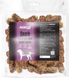 Ласощі AnimAll Snack качині сосиски для собак 500 г.