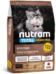 Сухий корм Nutram Холістик для котів всіх життєвих стадій, з куркою та індичкою, без зерновий 1.13 кг T22_(1,13 kg) від виробника Nutram