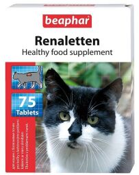 Добавка пищевая Beaphar Renaletten для кошек с проблемами почек 75 таблеток (BAR10660) от производителя Beaphar