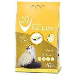 Бентонитовый наполнитель Van Cat с ароматом Ванниль 10 кг. (114474) от производителя Van Cat