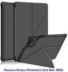 Чохол-книжка BeCover Ultra Slim Origami для Amazon Kindle Paperwhite 11th Gen. 2021 Gray (707221)