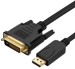 Кабель Prologix DisplayPort - DVI (M/M), 3 м, Black (PR-DP-DVI-P-04-30-3m) від виробника Prologix