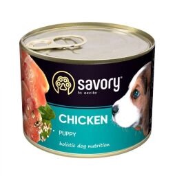 Влажный корм Savory Dog All breeds Puppy для щенков (курица) 200 г (30549) от производителя Savory