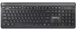 Клавіатура REAL-EL Comfort 7085 Ukr Black (EL123100032) від виробника Real-El