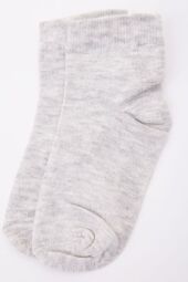 Дитячі однотонні шкарпетки AGER, світло-сірого кольору, 167R605-1
