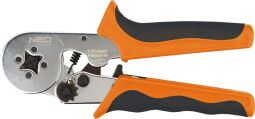 Кліщі обтискні Neo Tools, для обтиску наконечників 0.25-6мм кв., 170мм