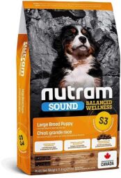 Сухой корм Nutram S3 Sound Balanced Wellness Puppy Large Breed для щенков больших пород 11.4 кг (067714102253) от производителя Nutram