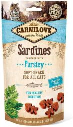 Ласощі для котів Carnilove Sardine with Parsley 50 г (для чутливого травлення) (SZ111377/7236) від виробника Carnilove
