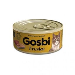 Влажный корм для кошек Gosbi Fresko Cat Adult Tuna&Salmon 70 г с тунцем и лососем (GB0200470) от производителя Gosbi