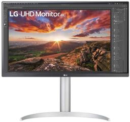 Монітор LG 27" 27UP850N-W 2xHDMI, DP, USB-C, MM, IPS, 3840x2160, DCI-P3 95%, FreeSync, Pivot, HDR400 від виробника LG