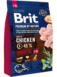 Сухой корм Brit Premium Dog Senior L+XL для пожилых собак больших и гигантских пород со вкусом курицы 3 кг - 3 (кг) от производителя Brit Premium