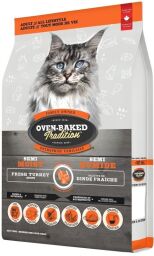 Корм Oven-Baked Tradition Semi-Moist Cat Adult Turkey напіввологий з індичкою для дорослих котів 2.27 кг (0669066990504) від виробника Oven-Baked Tradition