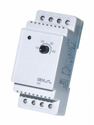 Терморегулятор Devi Devireg 330, +5...45 °C, електронний, DIN, 16А, 230В (140F1072) від виробника Devi