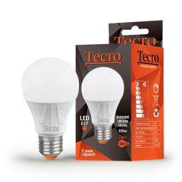Светодиодная лампа Tecro 7W E27 4000K (PRO-A60-7W-4K-E27) от производителя Tecro