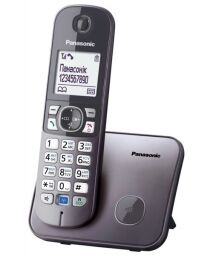 Радіотелефон DECT Panasonic KX-TG6811UAM, Metallic