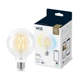 Лампа розумна WiZ, E27, 7W, 60W, 806Lm, G95, 2700-6500, філаментна, Wi-Fi (929003018201) від виробника WiZ