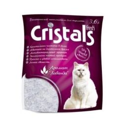 Наполнитель для туалета силикагель Кристалл CRISTALS Fresh с лавандой 4.8 л (Cristal 4,8) от производителя Cristal