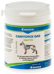 Вітаміни Canina PETVITAL Canhydrox GAG для відновлення кісток та суглобів у собак 120 табл
