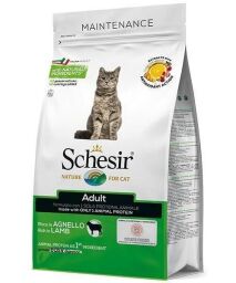 Schesir Cat Adult Lamb ШЕЗИР Дорослий Ягня сухий монопротеїновий корм для котів 1.5кг
