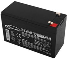 Акумуляторна батарея Gemix 12V 7AH (GB1207), Black, AGM (GB1207 Black) від виробника Gemix