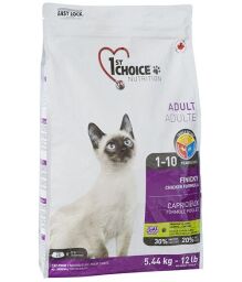 Корм 1st Choice Cat Adult Finicky сухий з куркою для вибагливих котів 5.44 кг (065672263054) від виробника 1st Choice