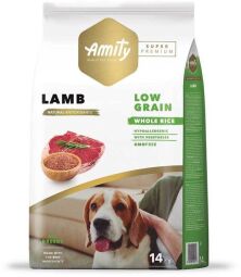 Корм Amity Super Premium Lamb сухой с ягненком для взрослых собак 14 кг (8436538949580) от производителя Amity