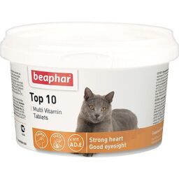 Збалансований комплекс вітамінів Beaphar Top 10 для котів 180 шт (BAR13213) від виробника Beaphar