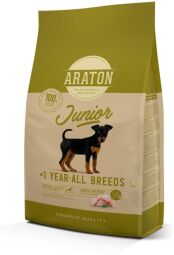 Поживний сухий корм для цуценят всіх порід ARATON JUNIOR All Breeds 3кг (ART45962) від виробника ARATON