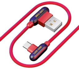Кабель Luxe Cube Game USB - USB Type-C (M/M), 1 м, червоний (8886668686136)