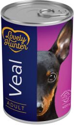 Корм Lovely Hunter Adult Veal вологий з телятиною для дорослих собак 400 гр (4771317453525) від виробника Lovely Hunter