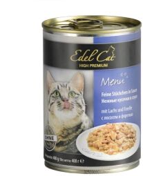 Вологий корм для кішок Edel Cat (лосось і форель в соусі) 400 г (1000321/173053) від виробника Edel