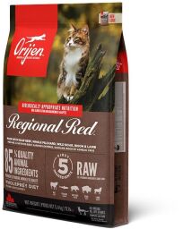 Корм Orijen Regional Red Cat сухий з шістьма видами м'яса для котів будь-якого віку 5.4 кг