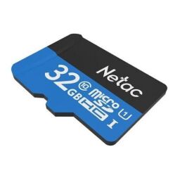 Карта пам'яті Netac microSD 32GB C10 UHS-I R80MB/s + SD