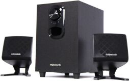 Акустическая система MICROLAB M-108 2.1, 11W, mini-jack, черный от производителя Microlab