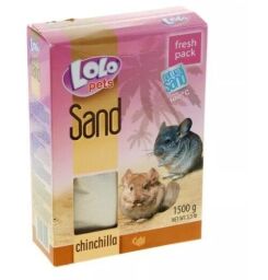 Пісок для шиншил "LoloPets", 1,5 кг (103762) від виробника Lolo pets
