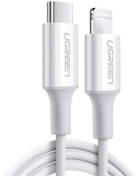 Кабель Ugreen US171 USB Type-C - Lightning (M/M), 2 м, White (60749) від виробника Ugreen